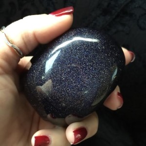 Blue Goldstone Power Stone - for Ambition