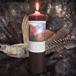 Shamanic Journey Rolled Beeswax Intention Candles
