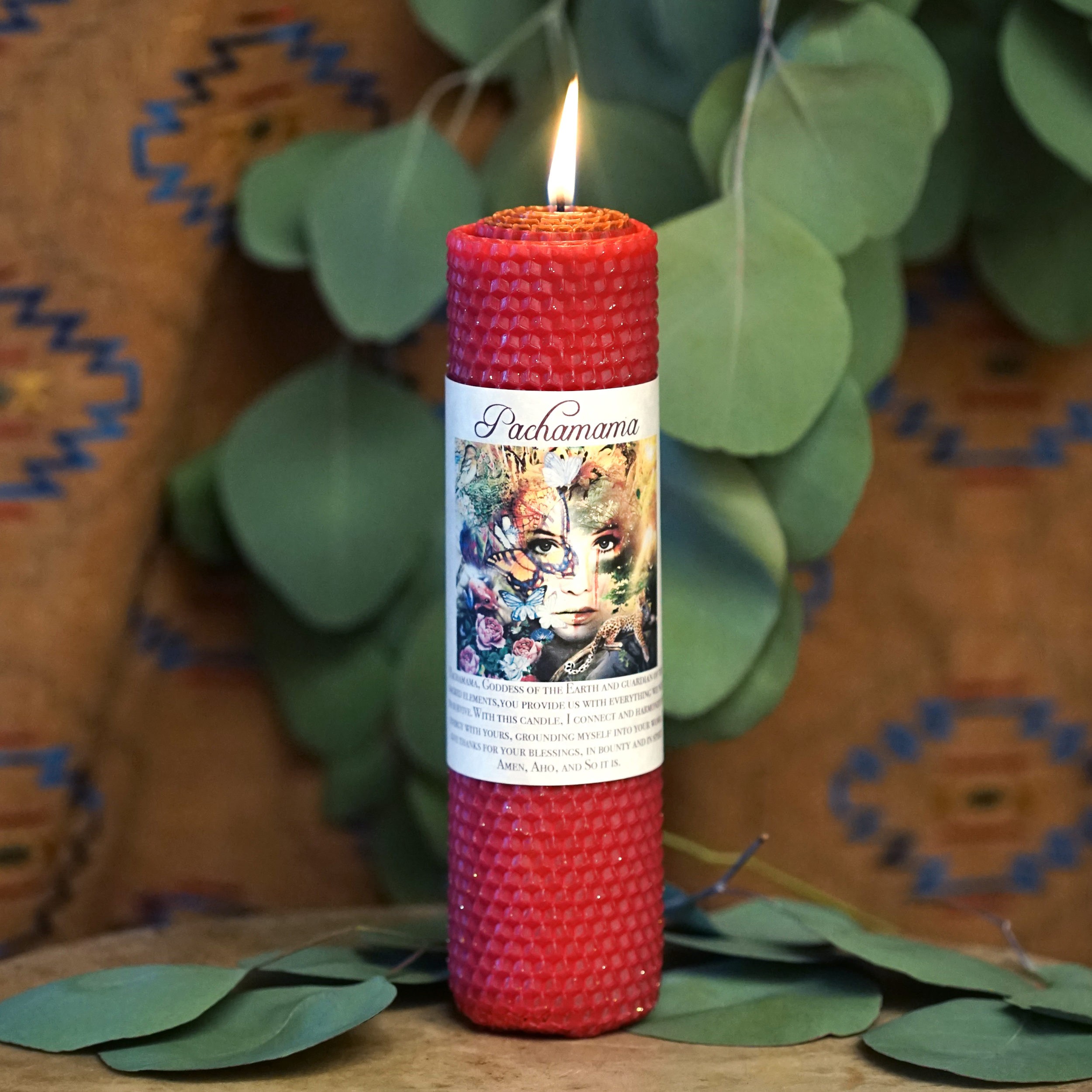Pachamama candle