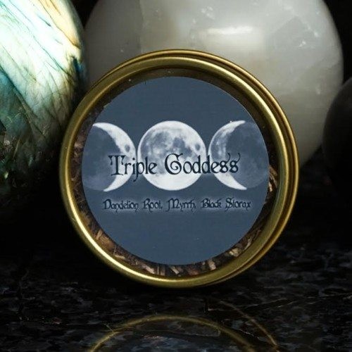 Triple Goddess Full Moon Ritual Kit to honor Hecate, Lilith, and Morrigan