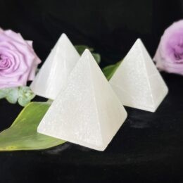 Selenite White Light Pyramid