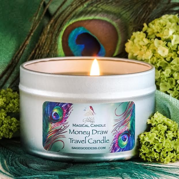 money draw travel candle