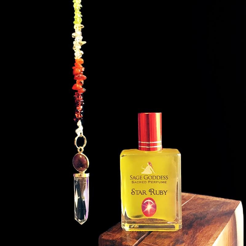 star ruby pendulum perfume set