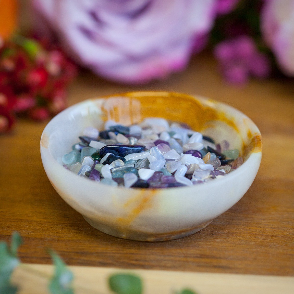 Desktop Mini Gemstone Bowls for Peace, Clear Communicaton, and Relaxation 1_7