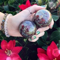 Dragonstone Spheres with sample of Dragon Perfume for self-empowerment