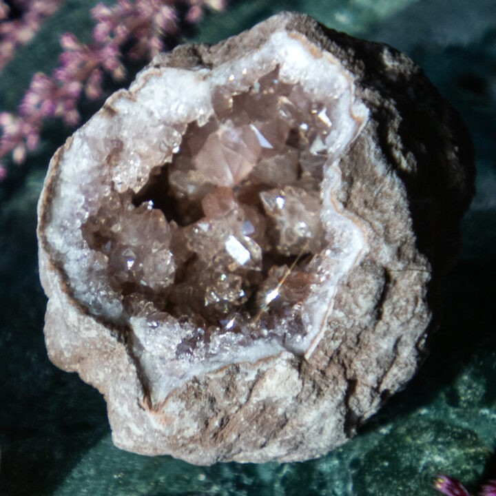 Heart Healing Pink Amethyst Geode