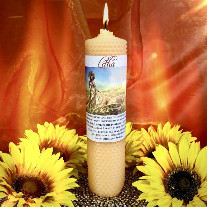 Litha Beeswax Intention Candles