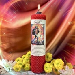 Kali Beeswax Intention Candle