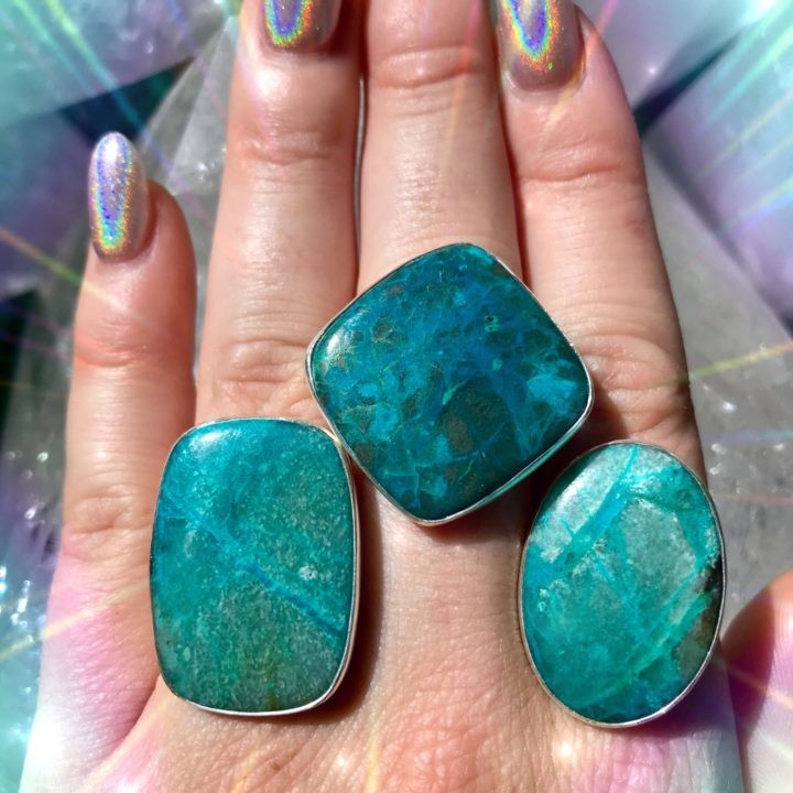 Chrysocolla Adjustable Rings With DEA Perfume_8_1_5of5