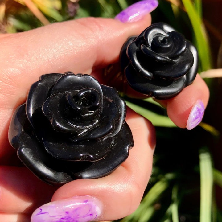 Black Obsidian Roses