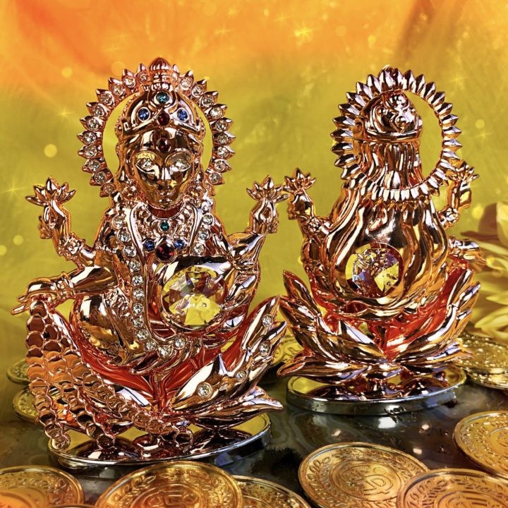 Glittering Abundance Lakshmi Statues