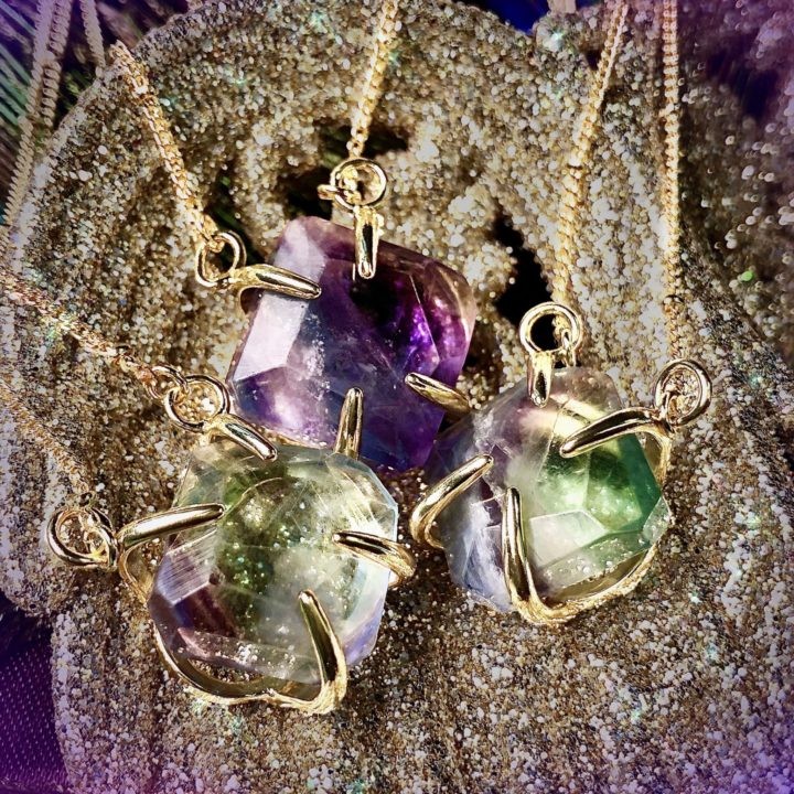 Mixed Fluorite Soul Pathing Necklaces