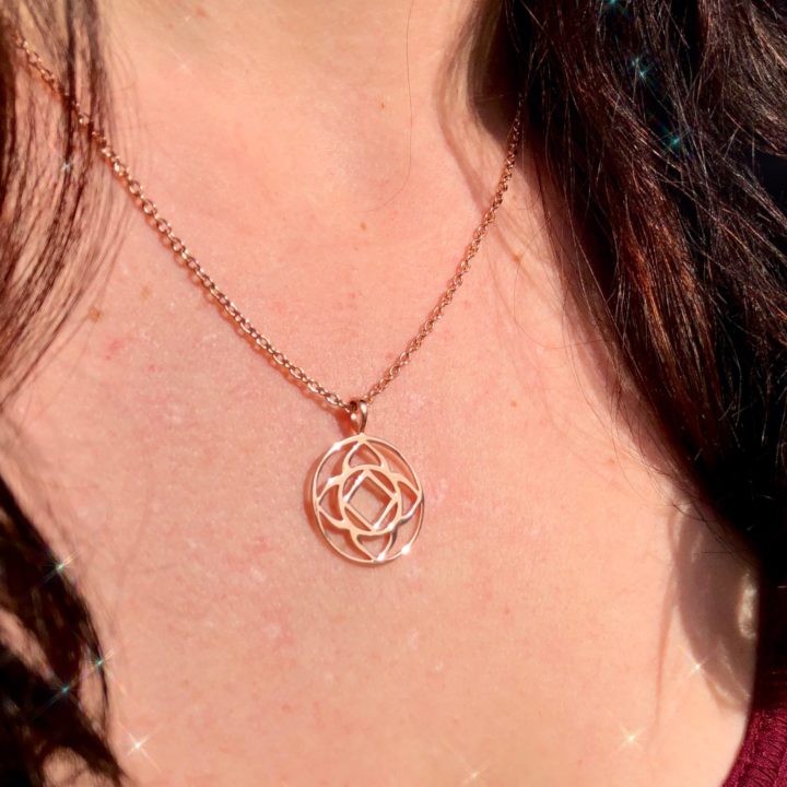 Root Chakra Opening Sterling Silver Necklaces