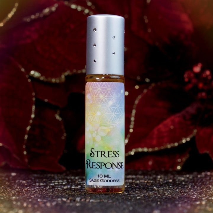 Emotional Trauma Healing Harlequin Quartz with Stress Response Perfume