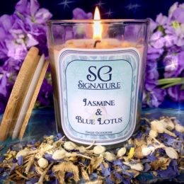 SG Signature Jasmine and Blue Lotus Intention Candles