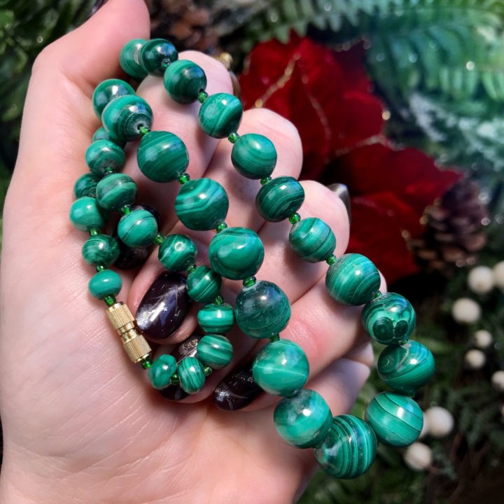 Maternal Lineage Healing Malachite Necklaces