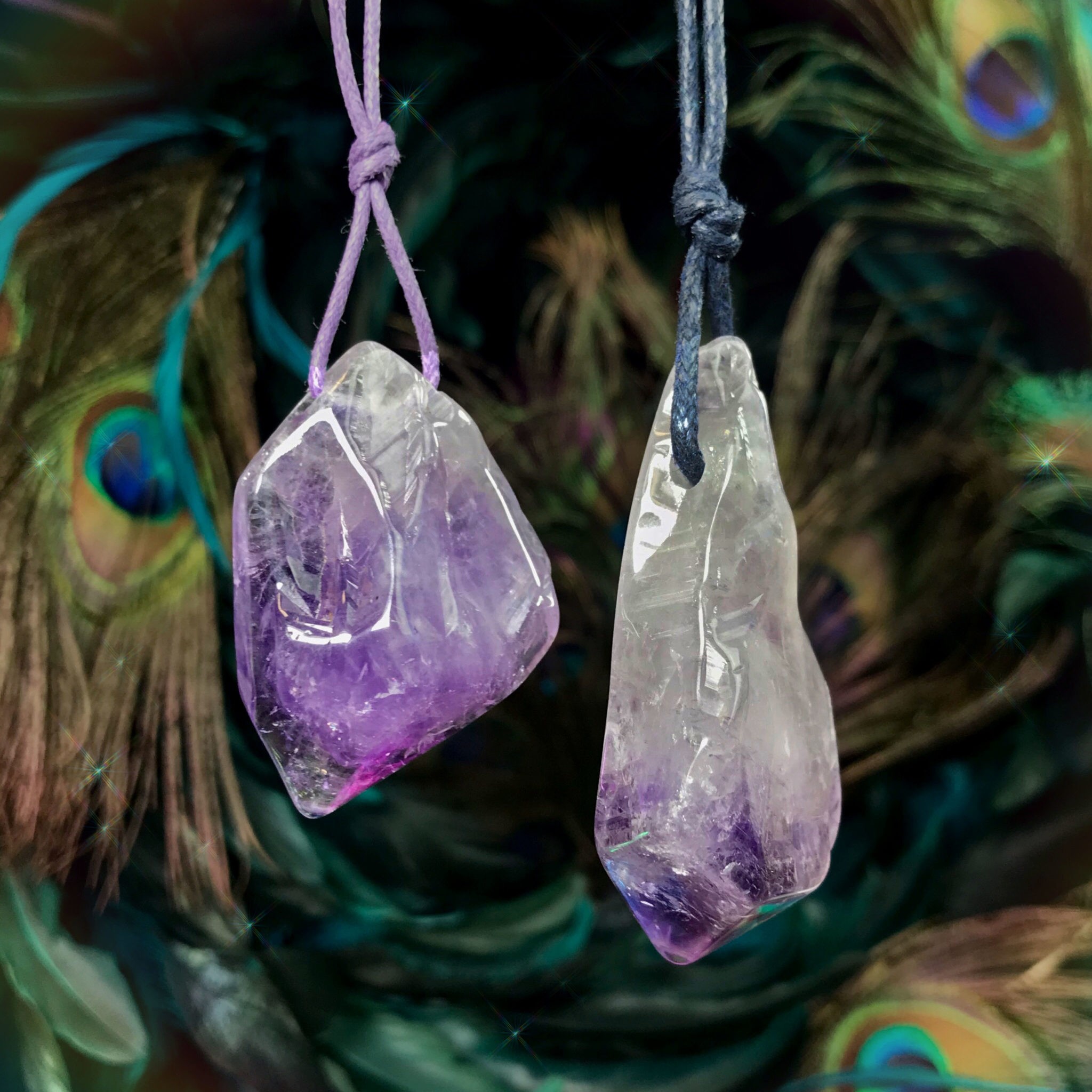SG Exclusive Hovave Art AAA Grade Amethyst Pendants