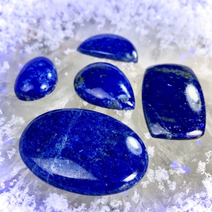 Queen's Lapis Lazuli Cabochons