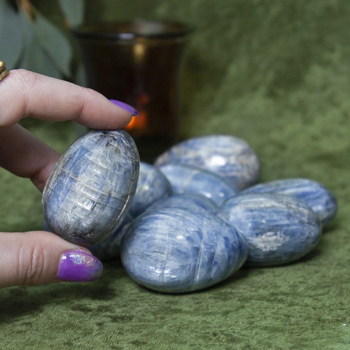 Blue Kyanite Egg