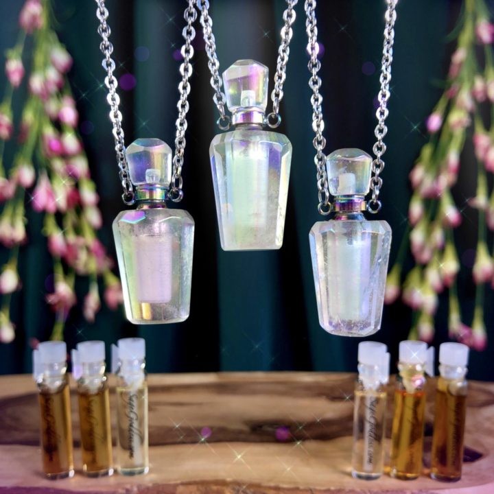 Gemstone Perfume Pendants