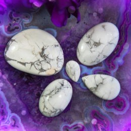 Peace and Serenity Howlite Cabochons