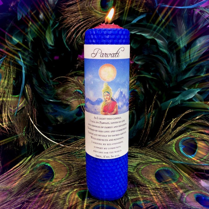 Parvati Beeswax Intention Candle