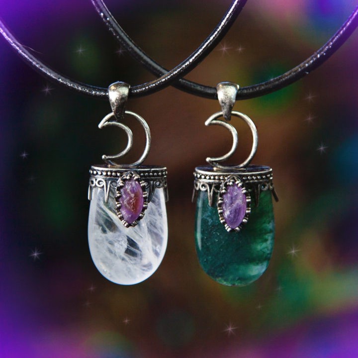 Moon Magic Gemstone Pendants