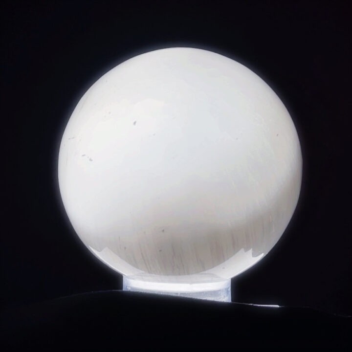 White Light Selenite Sphere