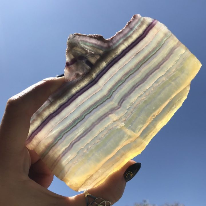 Argentinian Yellow Fluorite Prosperity Plates
