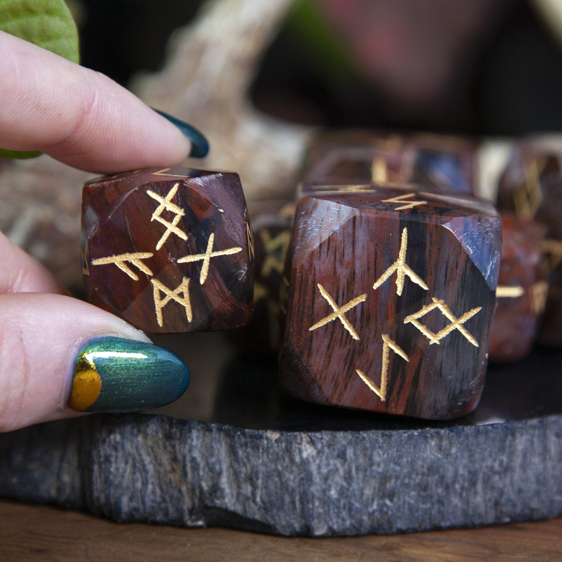 Lucky dice and Hardened Wood
