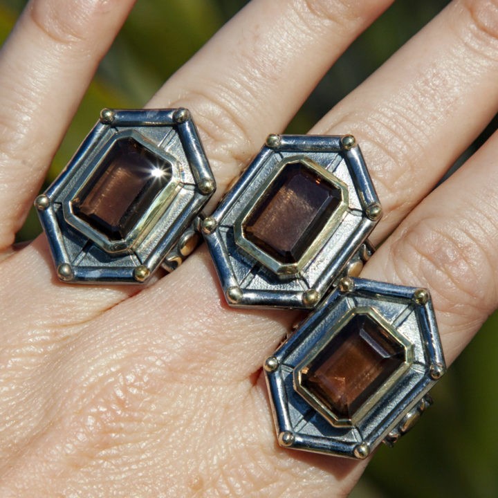 Athena's Shield Maiden Rings