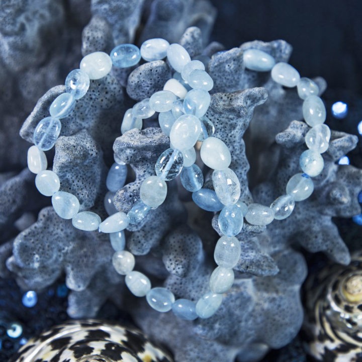 Mermaids' Treasure Aquamarine Bracelets