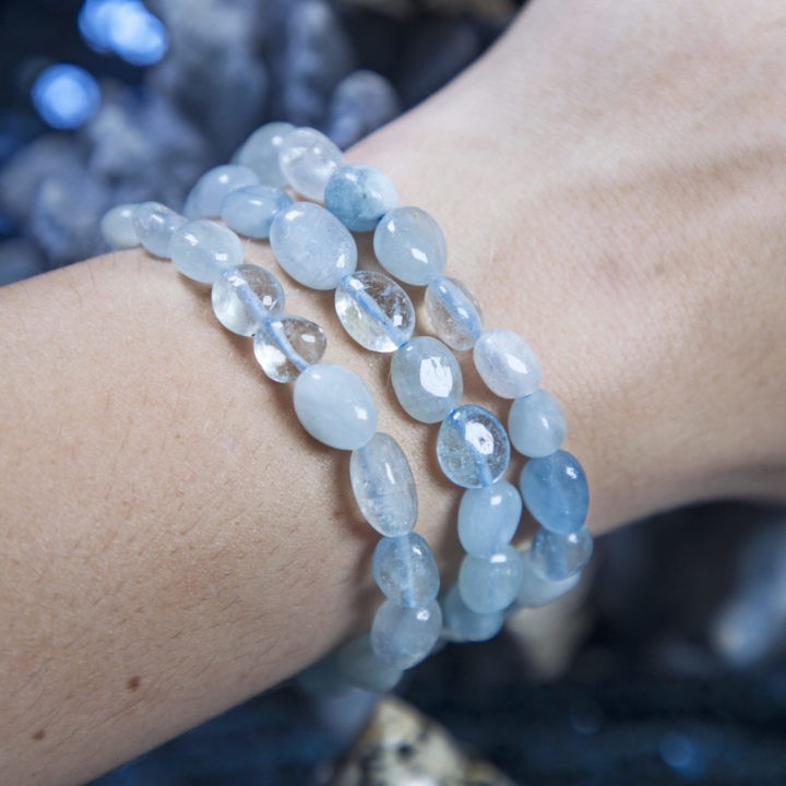 Mermaids' Treasure Aquamarine Bracelets