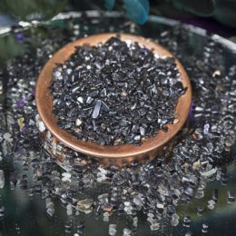 Tumbled Black Obsidian Chip Stones