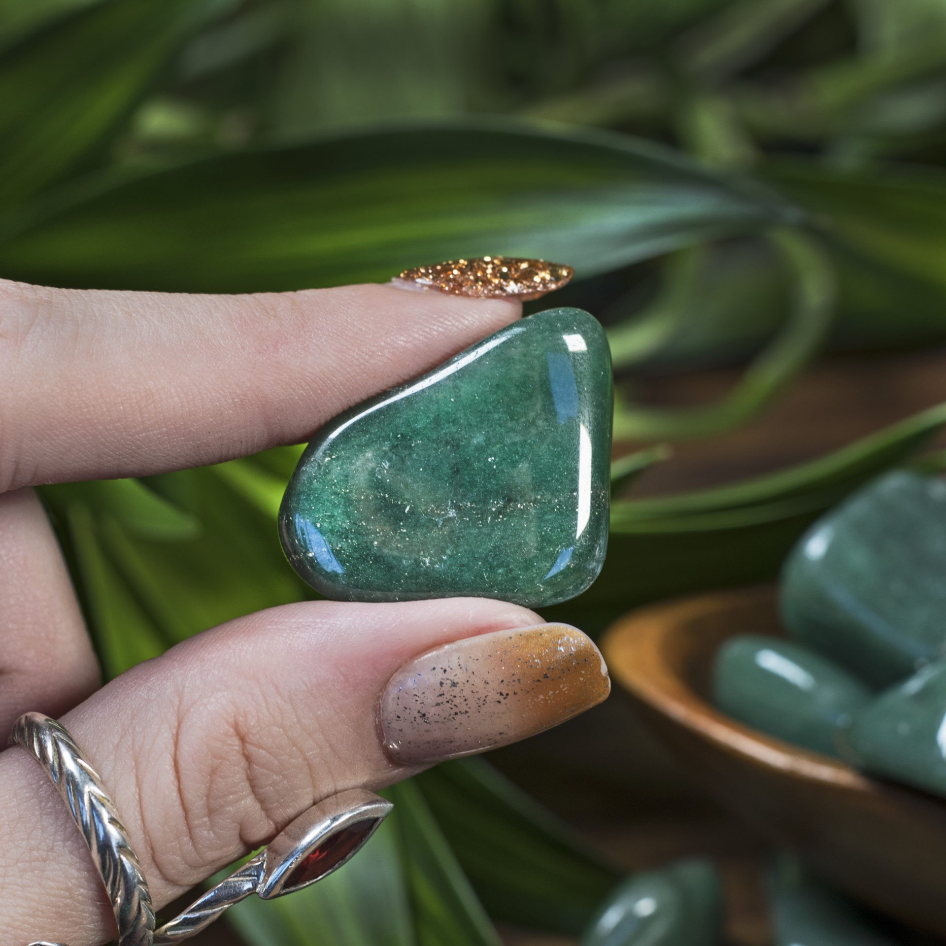 Green Aventurine Twisted Tree of Life Ring | Earthbound Trading Co.