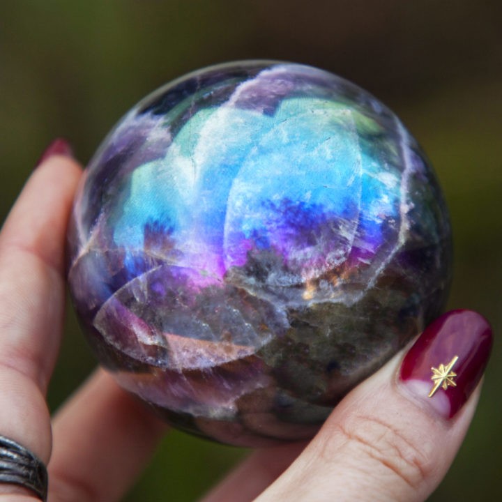 Aura Dream Amethyst Spheres