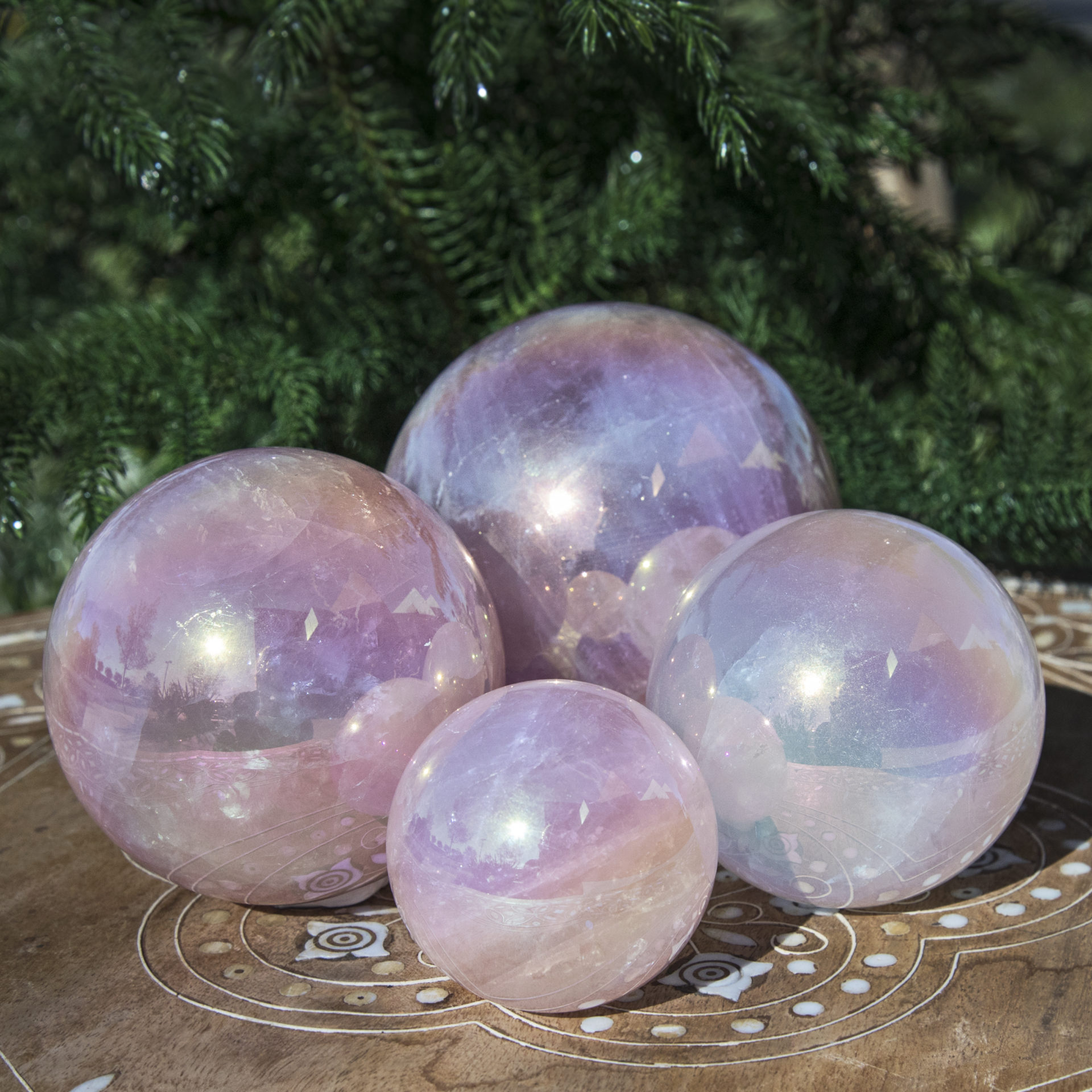 Rose Quartz Shivansh Creations 40-50mm Natural Gemstone Sphere Ball Aura Balancing Metaphysical Ball ~ No Stand