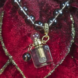 Smoky Quartz Perfume Bottle Bracelet