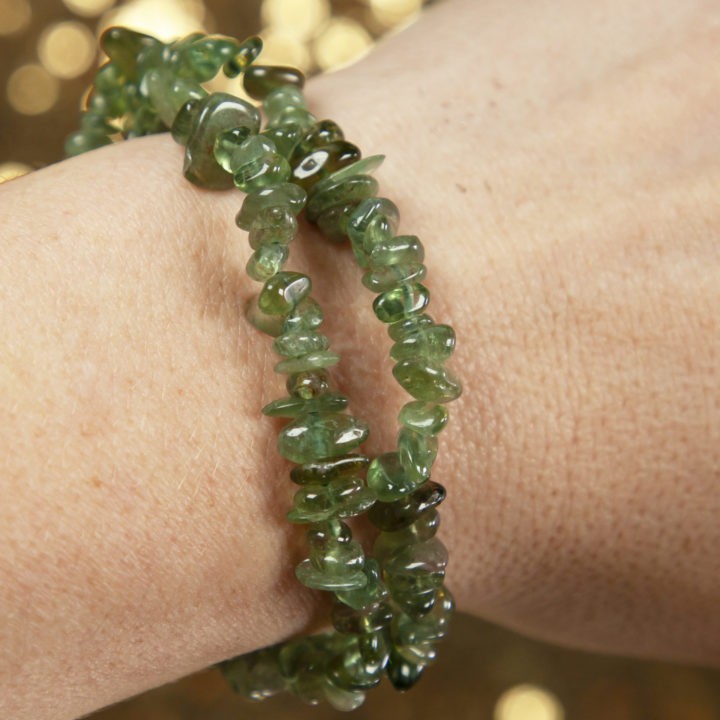 Green Apatite Stretch Bracelet