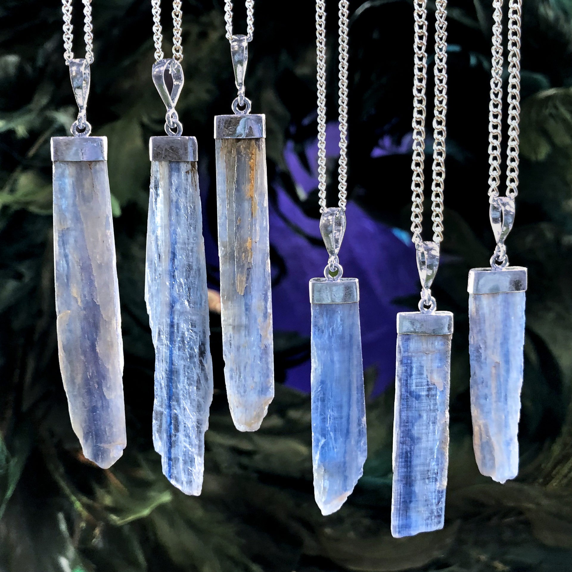 Blue Kyanite Pendant – Makeawish Crystals