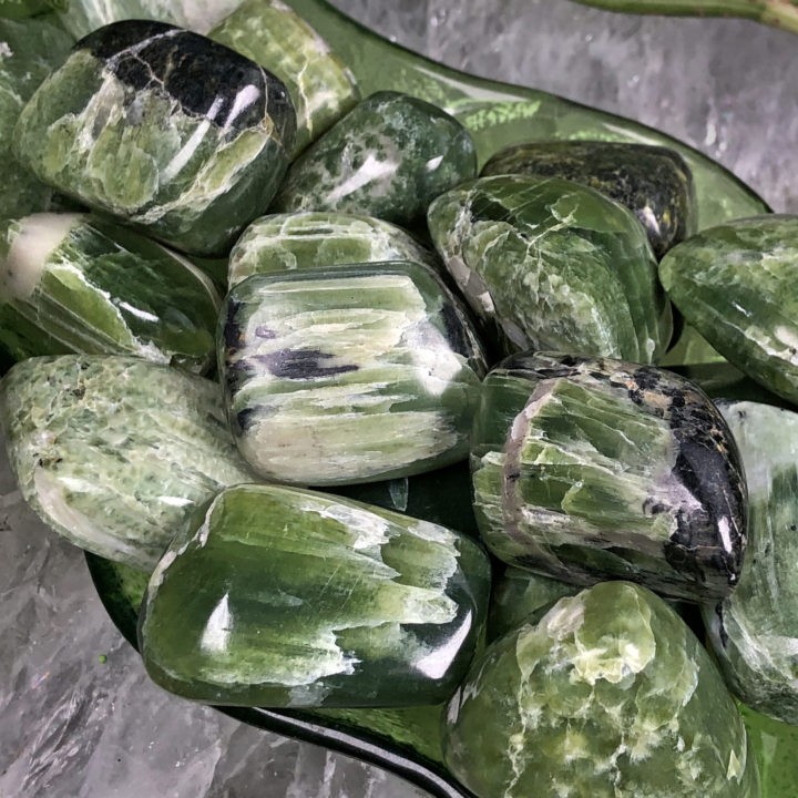 Tumbled Green Tremolite