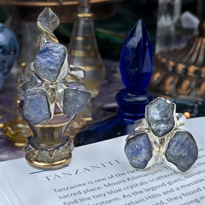 Blue Tanzanite Ascension and Alchemy Ring