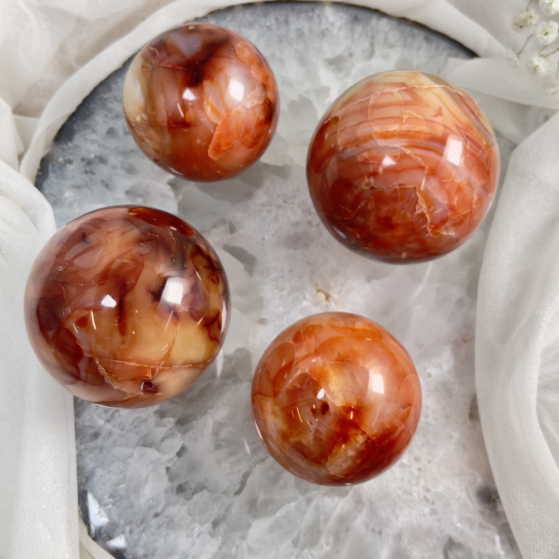 Spice Up Your Life Carnelian Sphere