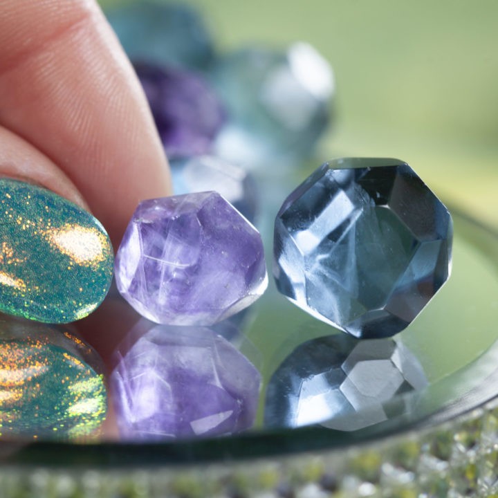 Faceted Fluorite