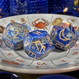 Lapis Lazuli Astrology Dice