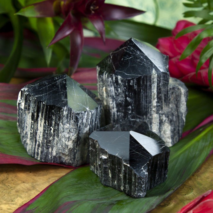 Natural Sided Black Tourmaline Protection Generator