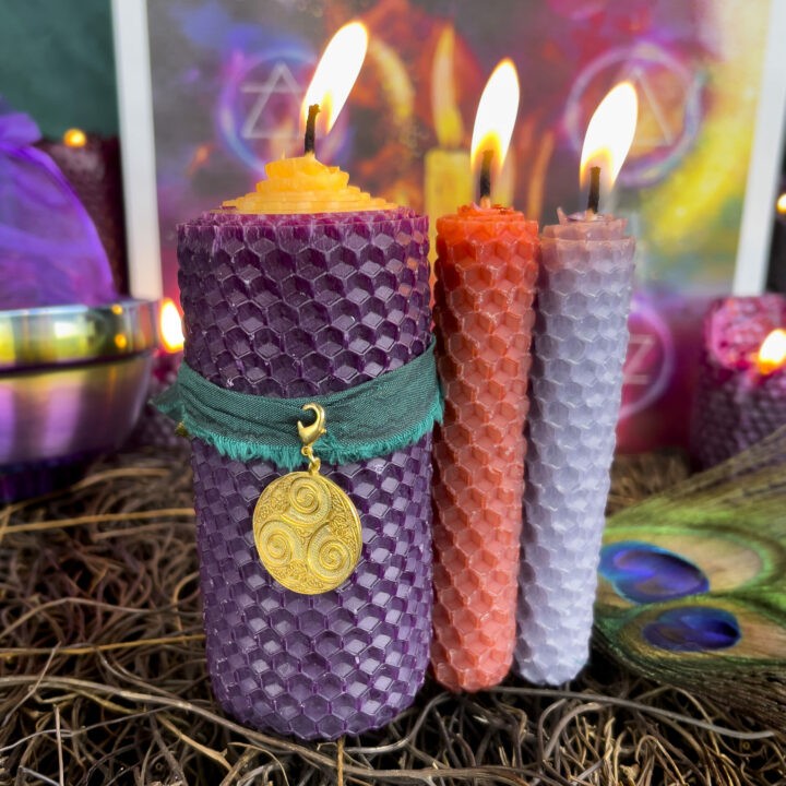 New Moon Divination Magic: Celtic Candle Reading Set