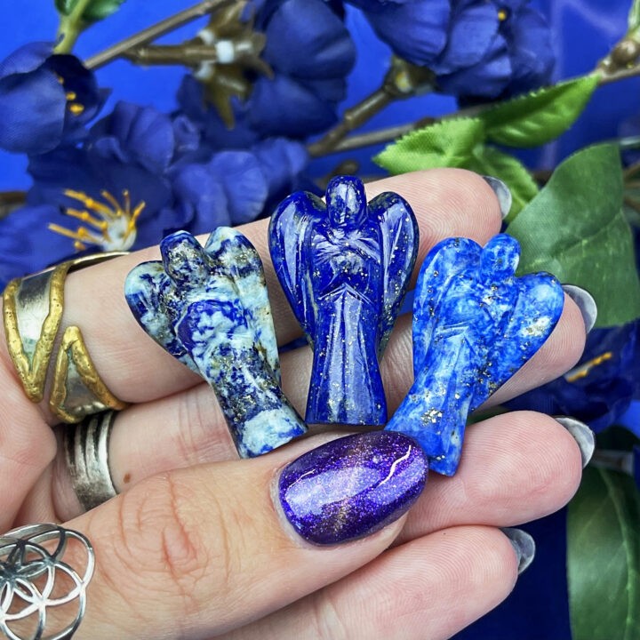 Queens Lapis Lazuli Pocket Angel