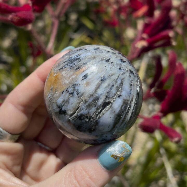 Trauma Healing Stick Agate Sphere