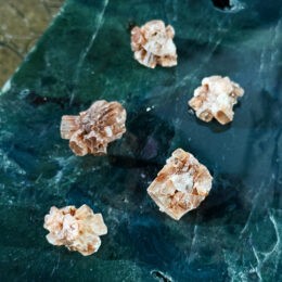 Natural Red Aragonite Cluster